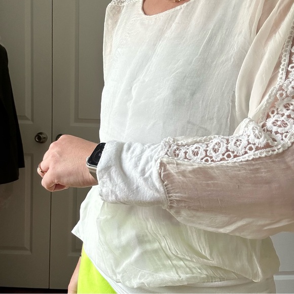 Silk Dolman Sleeve Blouse - Picture 4 of 8